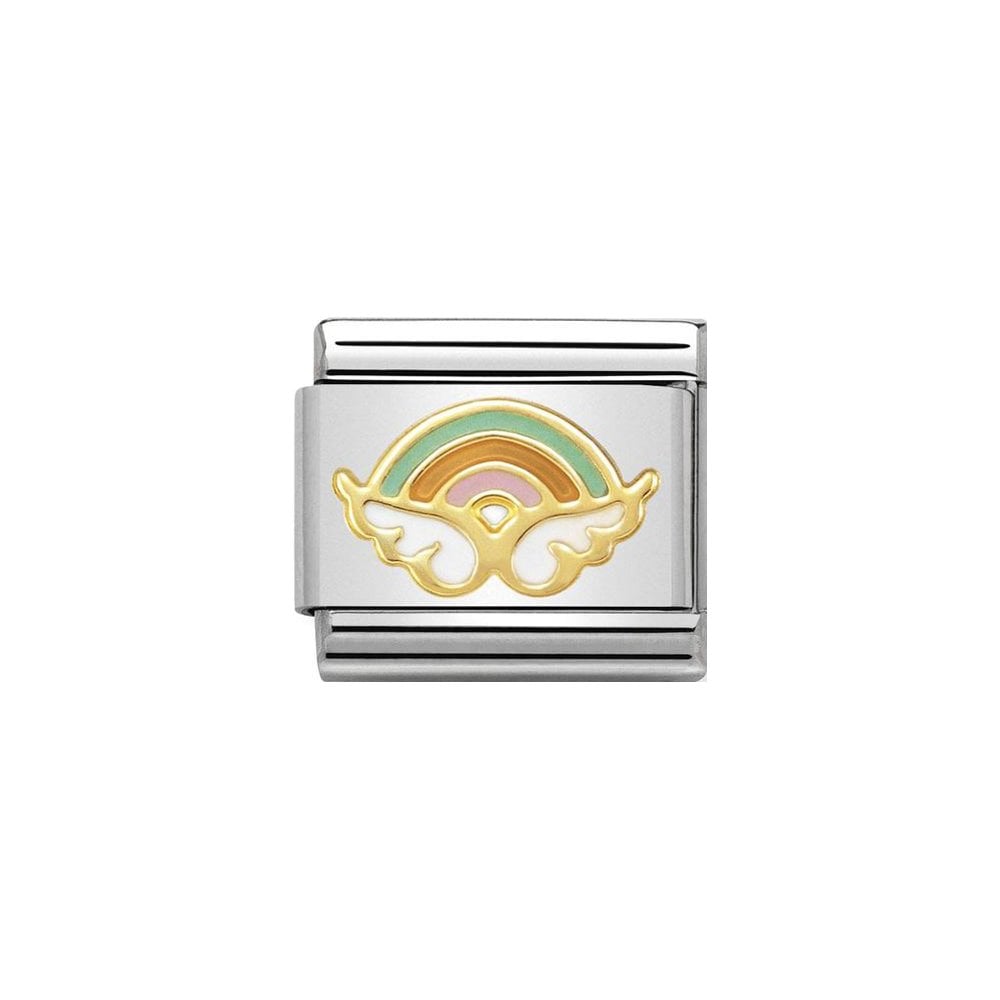 Nomination Classic Gold Symbols Angel Of Happy Endings Charm